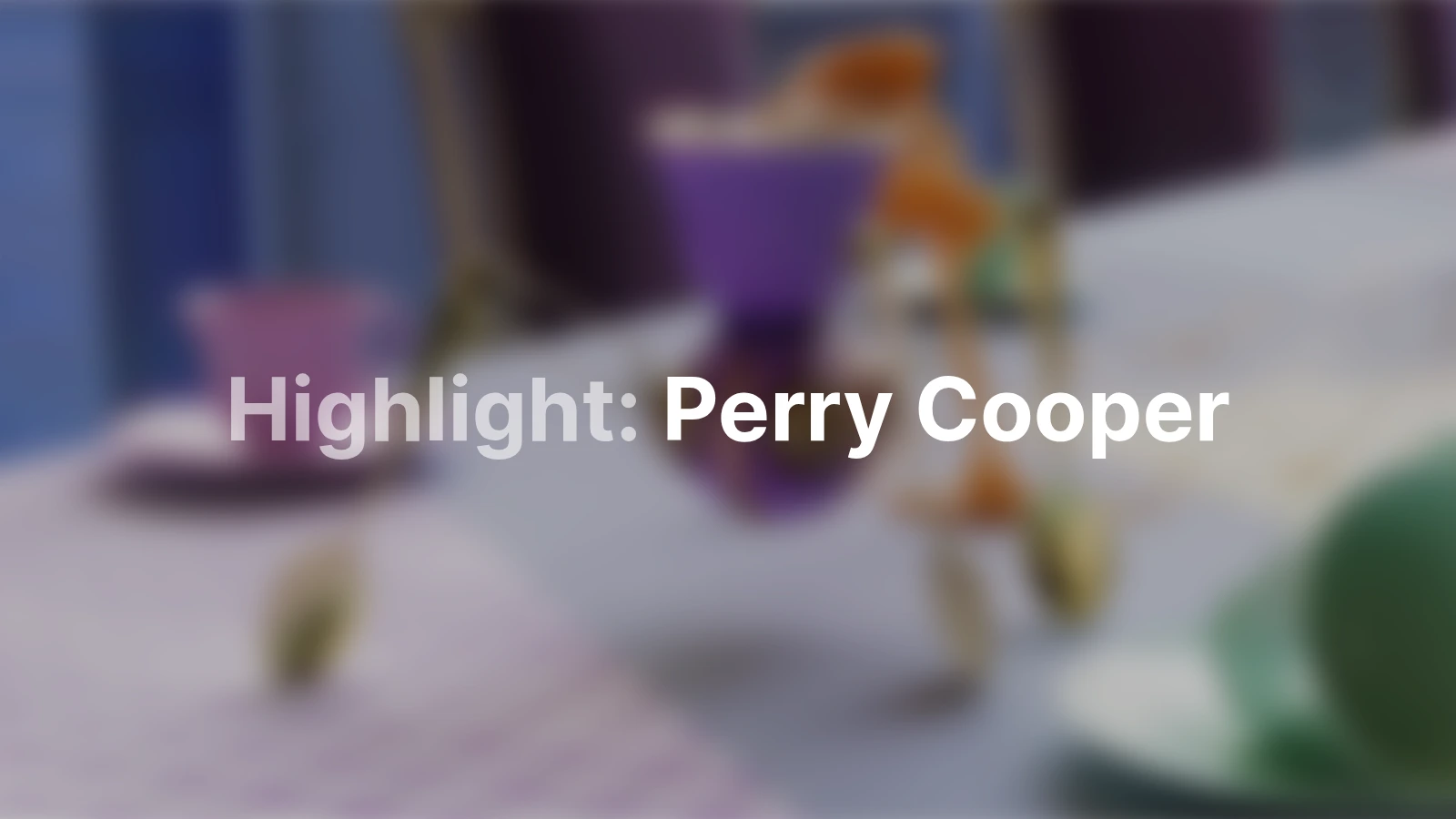 Playful Loops and Unexpected Opportunities: Perry Cooper on 3D, Creativity, and Personal Work - Article thumbnail